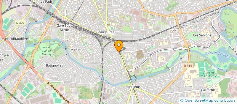 localisation de l'entreprise SCI PASKO  LE MANS