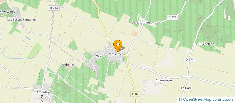 localisation de l'entreprise SCI PASLAIN  MONTREUIL-BELLAY