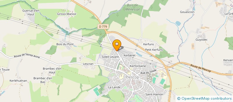 localisation de l'entreprise SCI PASMAR  PLESCOP