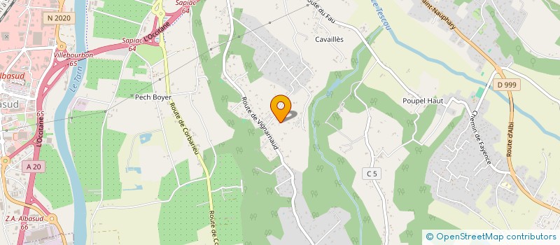 localisation de l'entreprise SCI PASMAR  MONTAUBAN