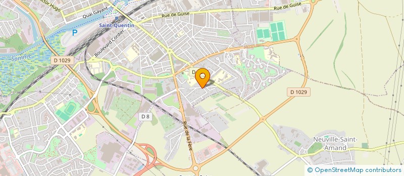 localisation de l'entreprise SCI PASMARANN à SAINT-QUENTIN
