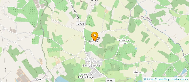 localisation de l'entreprise SCI PASMART  MADAILLAN