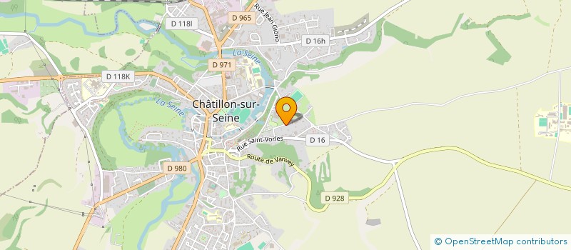 localisation de l'entreprise SCI PASMART  CHATILLON-SUR-SEINE