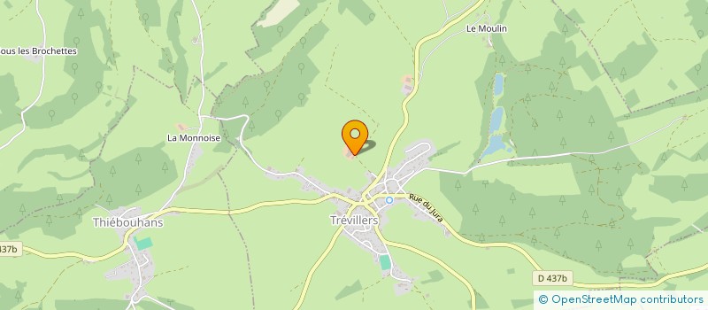 localisation de l'entreprise SCI PASNAT 2  COURTEFONTAINE