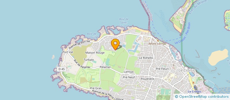 localisation de l'entreprise SCI PASOLAU  LE CROISIC