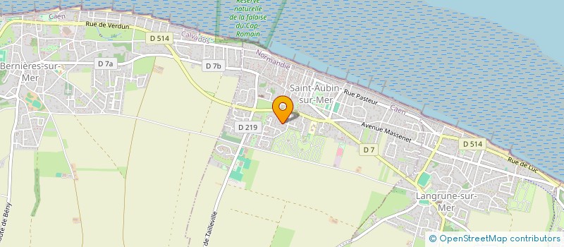 localisation de l'entreprise SCI PASOPHI  SAINT-AUBIN-SUR-MER