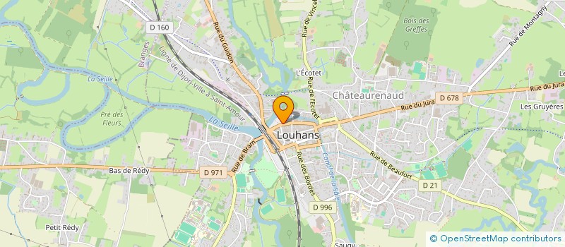 localisation de l'entreprise SCI PASPAT à LOUHANS