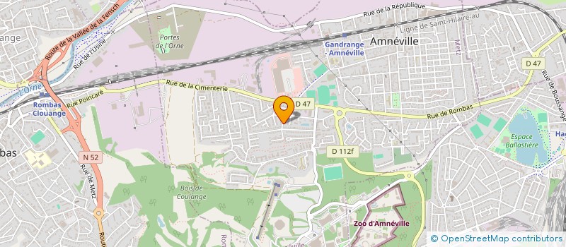 localisation de l'entreprise SCI PASQUALE CLAUDE  AMNEVILLE