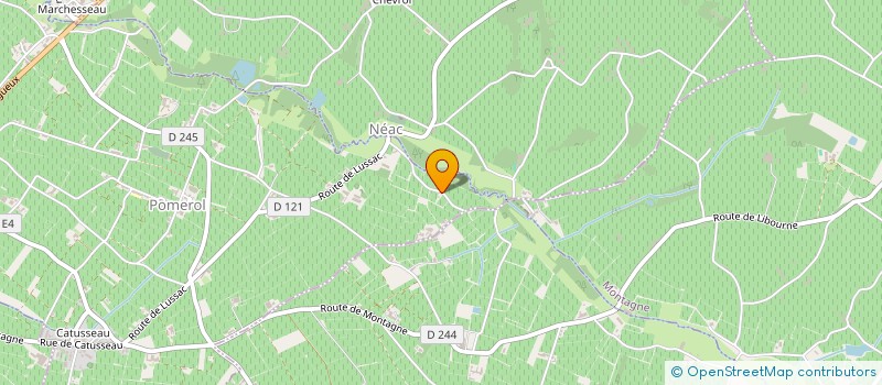 localisation de l'entreprise SCI PASQUALE LAMY  POMEROL