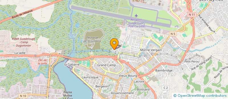 localisation de l'entreprise SCI PASQUEAU à LES ABYMES
