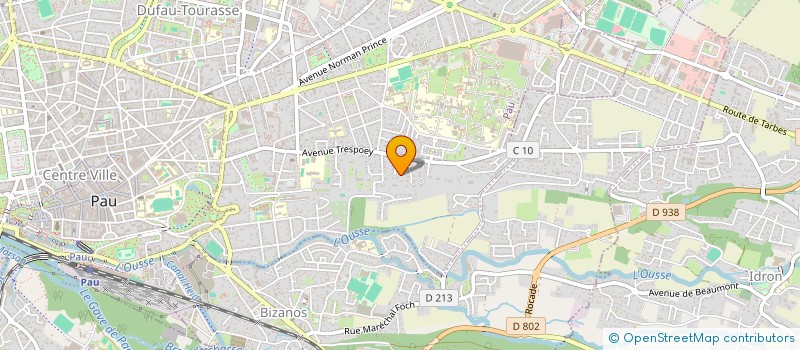 localisation de l'entreprise SCI PASQUET à PAU