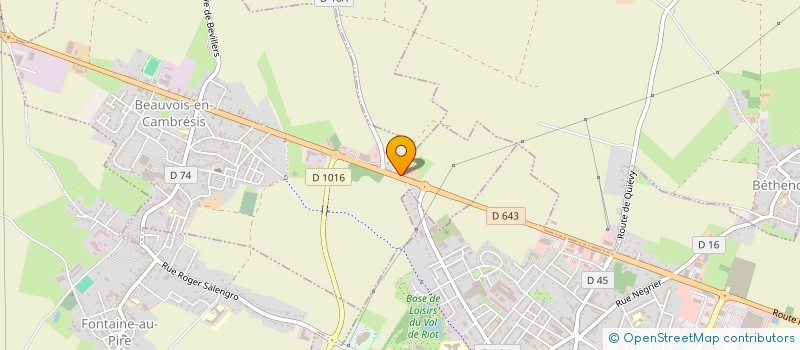 localisation de l'entreprise SCI PASQUIER  BEAUVOIS-EN-CAMBRESIS