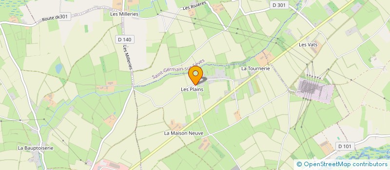 localisation de l'entreprise SCI PASQUIER  SAINT-SEBASTIEN-DE-RAIDS