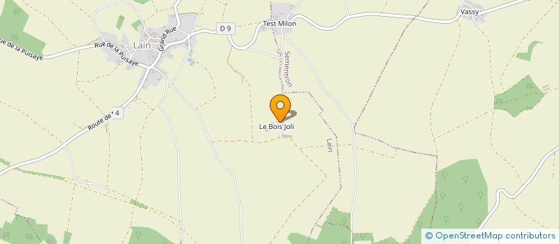 localisation de l'entreprise SCI PASQUIER  LAIN