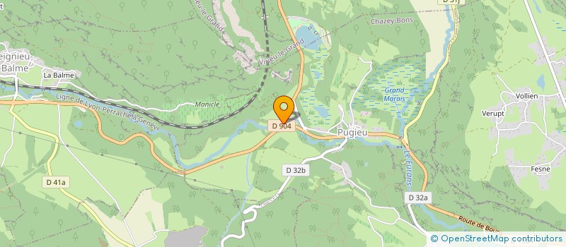 localisation de l'entreprise SCI PASQUIER FRERES à CHAZEY-BONS