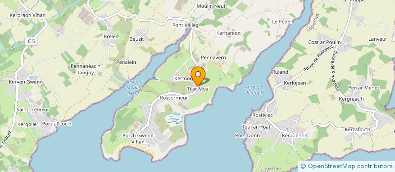 localisation de l'entreprise SCI PASQUIOU-RIOU 1  PLOUGASTEL-DAOULAS