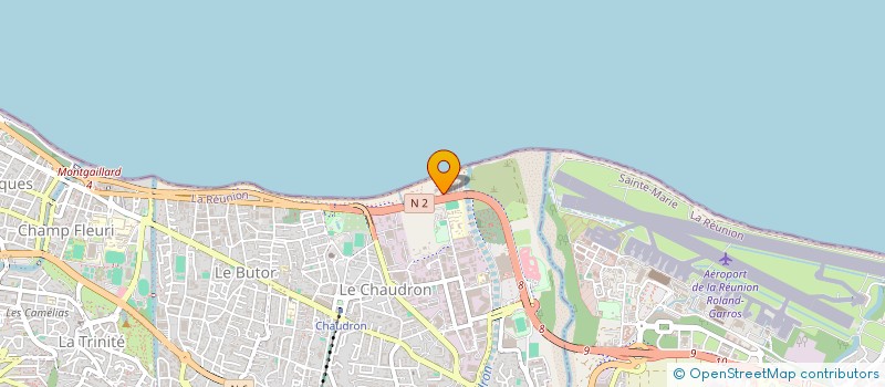 localisation de l'entreprise SCI PASRADIE  SAINT-DENIS