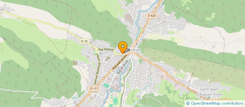 localisation de l'entreprise SCI PASROC à LAVELANET