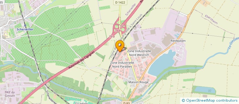 localisation de l'entreprise SCI PASSAGE 35  SELESTAT