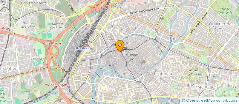 localisation de l'entreprise SCI PASSAGE DES TANNEURS à STRASBOURG