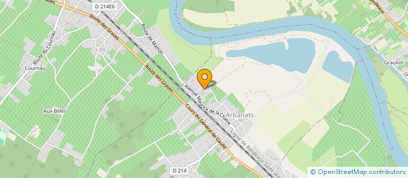 localisation de l'entreprise SCI PASSAGE GRUGE  ARBANATS