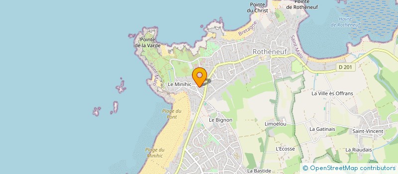 localisation de l'entreprise SCI PASSAGERE 48  SAINT-MALO