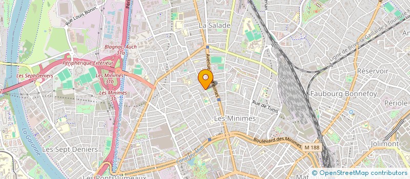 localisation de l'entreprise SCI PASSAGOT à TOULOUSE