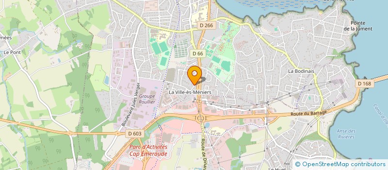 localisation de l'entreprise SCI PASSANTS 10  DINARD