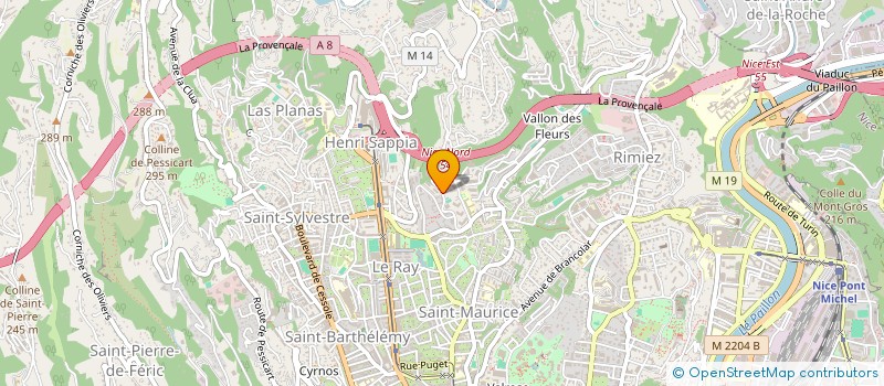localisation de l'entreprise SCI PASSAPENCH  NICE