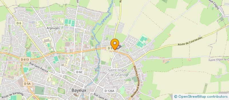 localisation de l'entreprise SCI PASSARD  SAINT-VIGOR-LE-GRAND