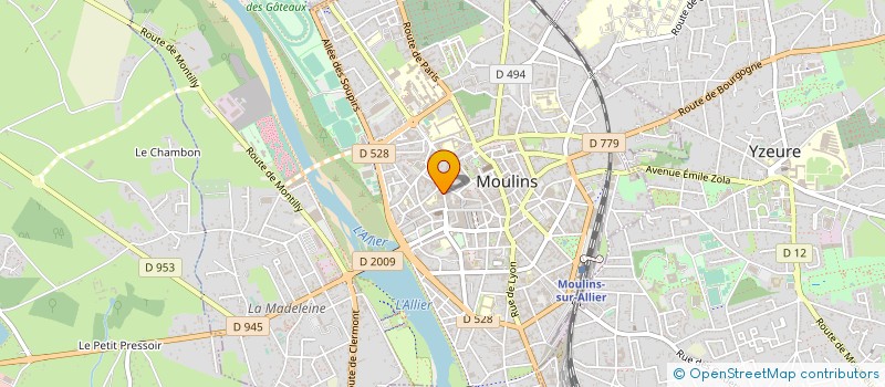 localisation de l'entreprise SCI PASSAT à MOULINS