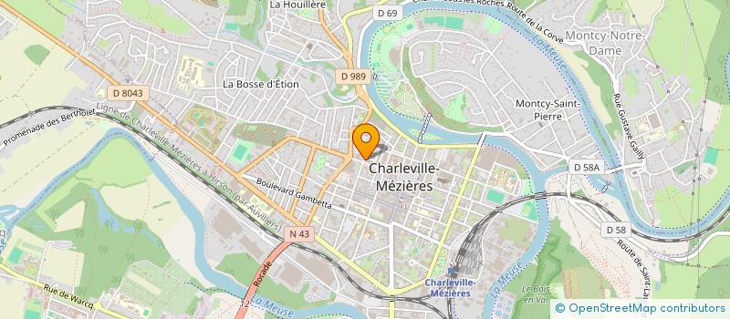 localisation de l'entreprise SCI PASSE DEMOISELLES à CHARLEVILLE-MEZIERES