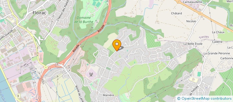 localisation de l'entreprise SCI PASSEMA  BOULIAC