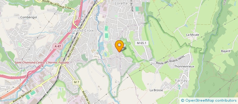 localisation de l'entreprise SCI PASSEMENTIER  LORETTE