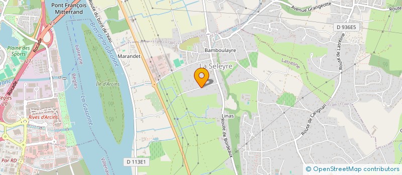 localisation de l'entreprise SCI PASSEO  LATRESNE