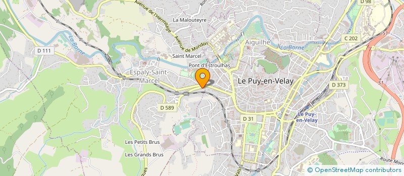 localisation de l'entreprise SCI PASSER  ESPALY-SAINT-MARCEL