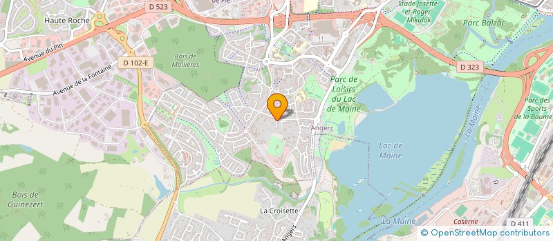 localisation de l'entreprise SCI PASSERAT à ANGERS