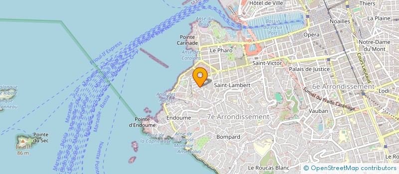 localisation de l'entreprise SCI PASSEREAUX à MARSEILLE