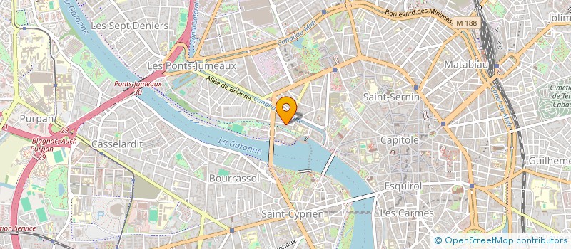 localisation de l'entreprise SCI PASSERELLE à TOULOUSE