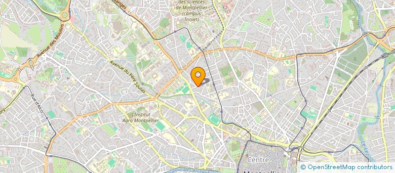 localisation de l'entreprise SCI PASSERELLE à MONTPELLIER