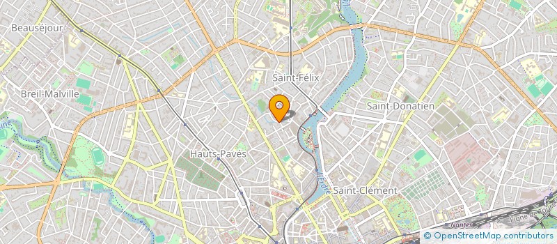 localisation de l'entreprise SCI PASSERELLE DU PALAIS à NANTES