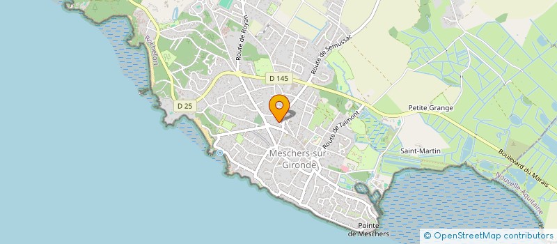 localisation de l'entreprise SCI PASSEROSE  MESCHERS-SUR-GIRONDE