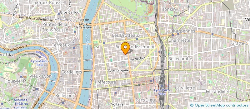 localisation de l'entreprise SCI PASSEROU II  LYON