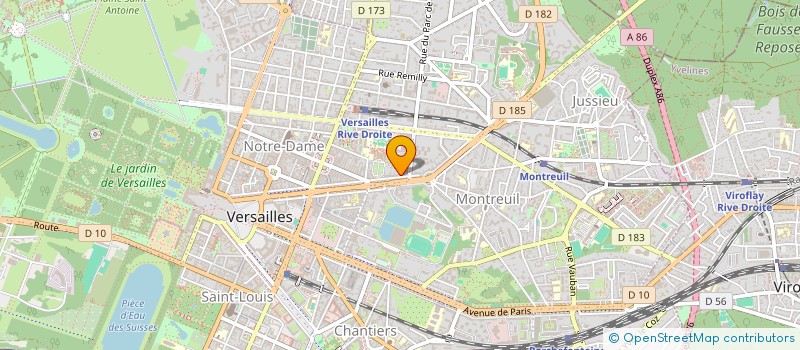 localisation de l'entreprise SCI PASSEROY à VERSAILLES