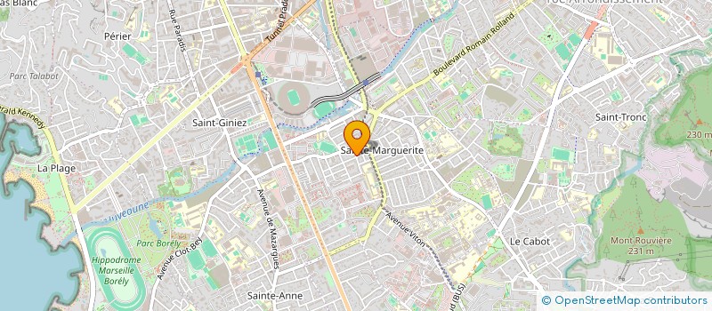 localisation de l'entreprise SCI PASSIFLORE 03-04 à MARSEILLE