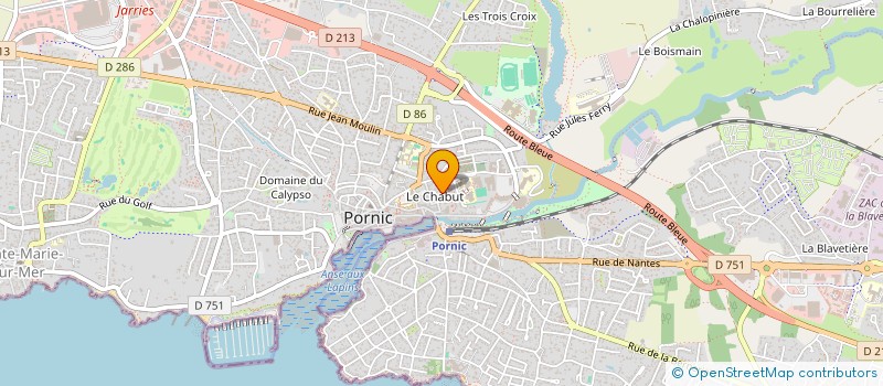 localisation de l'entreprise SCI PASSIFLORE  PORNIC