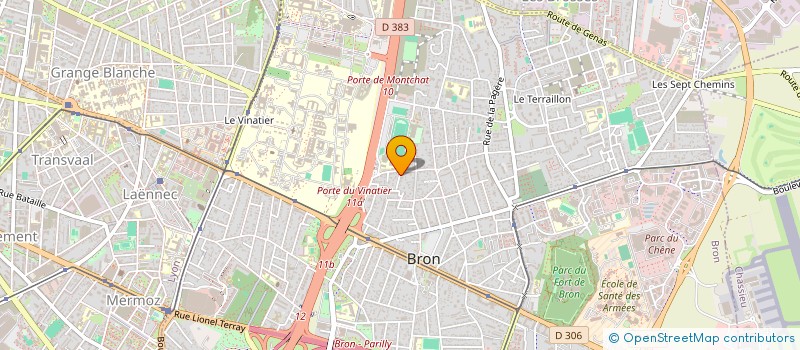 localisation de l'entreprise SCI PASSIFLORE  BRON