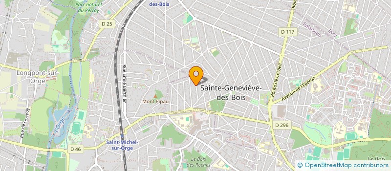 localisation de l'entreprise SCI PASSIFLORE à SAINTE-GENEVIEVE-DES-BOIS