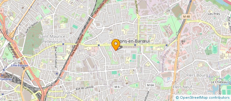 localisation de l'entreprise SCI PASSIFLORE PO  MONS-EN-BARUL