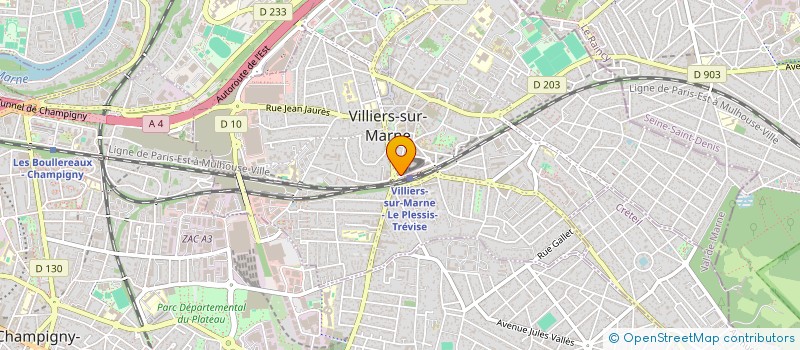 localisation de l'entreprise SCI PASSION  VILLIERS-SUR-MARNE